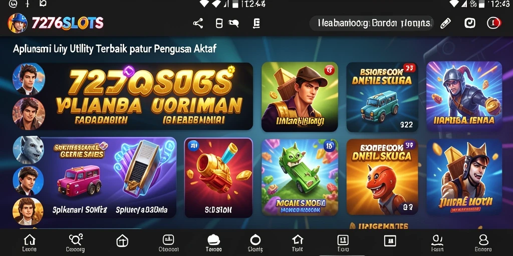Tampilan antarmuka 7276SLOTS yang menarik dan fungsional.
