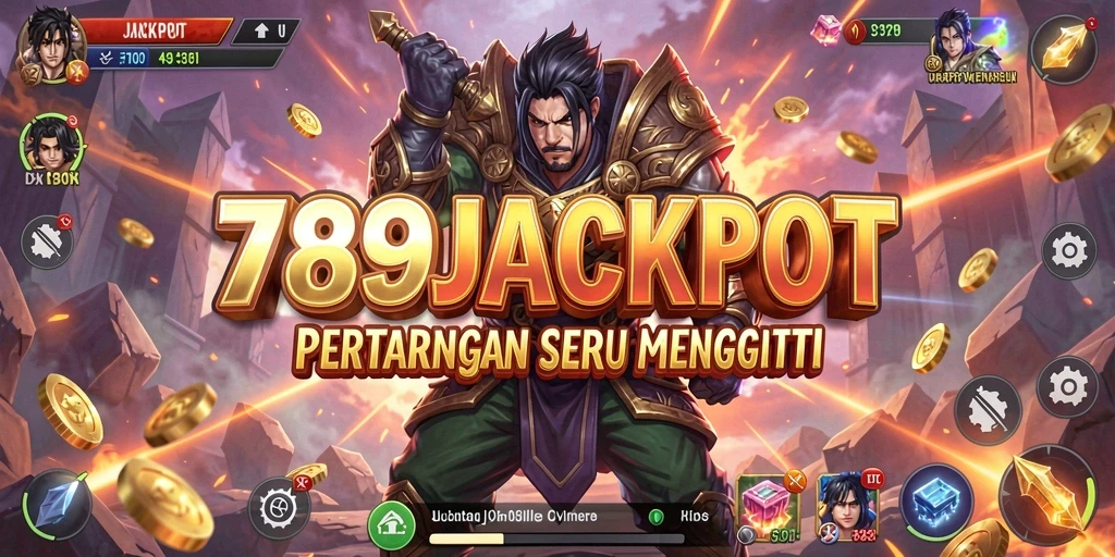 Screenshot gameplay 789JACKPOT yang menampilkan pertarungan seru dan karakter beragam.