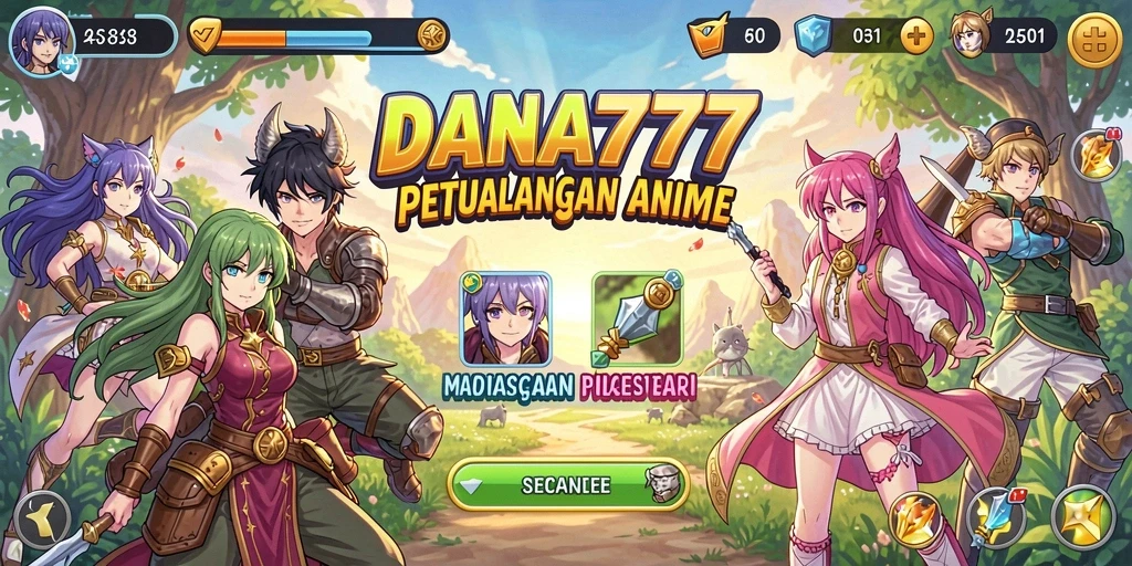 Gameplay menarik dengan karakter anime yang beragam.