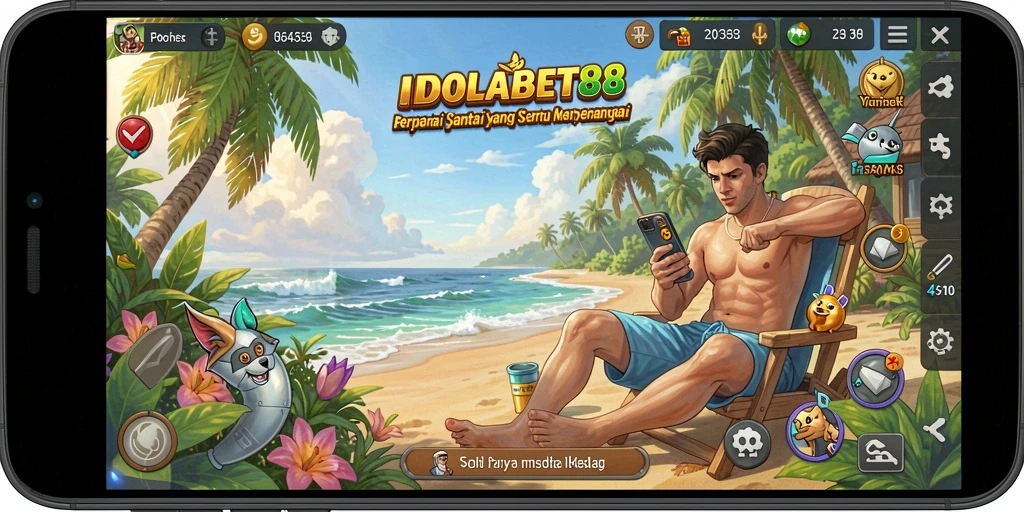 Tampilkan gameplay IDOLABET88 yang menyenangkan dan penuh warna.