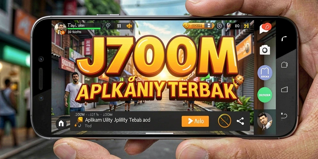 Tampilan antarmuka J200M yang intuitif dan menarik.