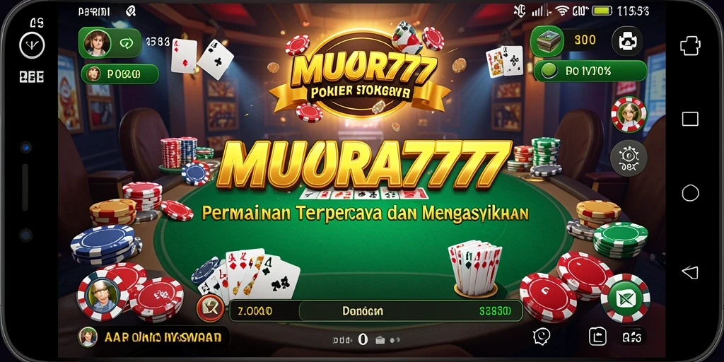 Screenshot MUARA777 menampilkan gameplay Poker yang seru dan interaktif.