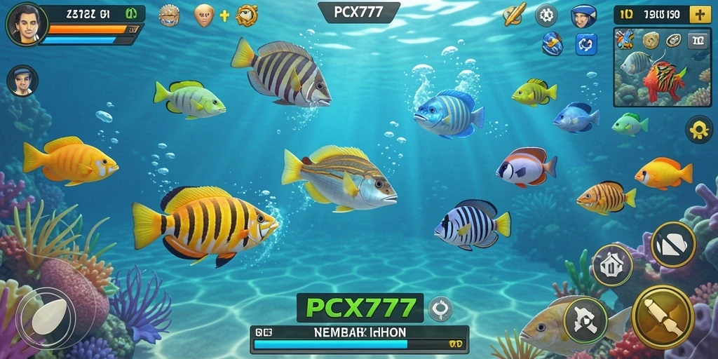 Tampilan gameplay PCX777 yang menegangkan dan penuh aksi.