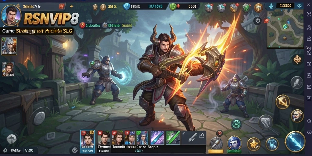 Tampilan gameplay RSNVIP8 yang epik dan menantang.