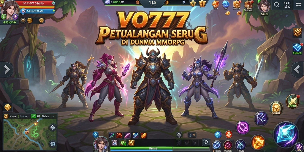 Tampilan gameplay VO777 yang mendebarkan di dunia MMORPG.