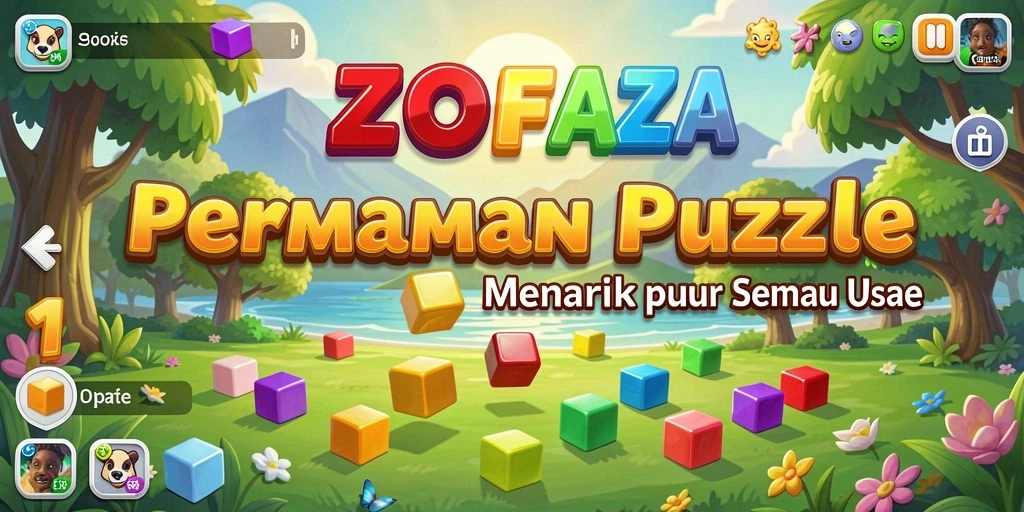 Gameplay ZOFAZA dengan tantangan Puzzle yang menarik.